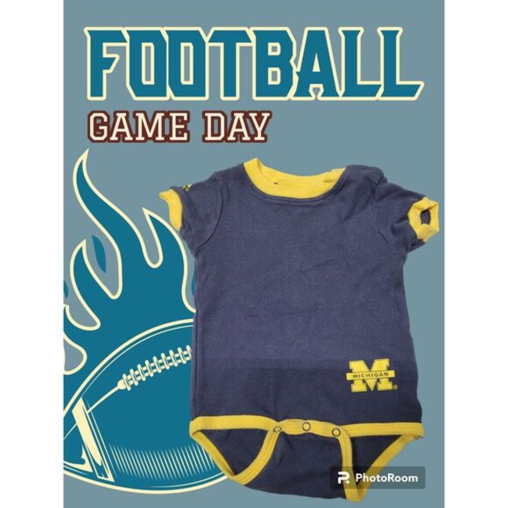 Michigan Onesie Size 3/6M (A52)‎